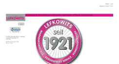 Desktop Screenshot of lefkowits.at